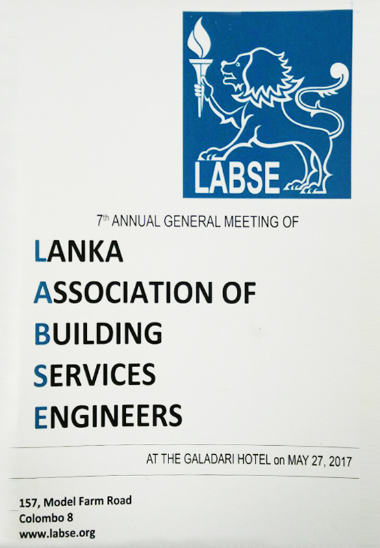 LABSE is the Sri Lankan Chapter of the Global professional organisation body, CIBSE (Chartered Institute of Building Services Engineers) of the headquartered in the UK.